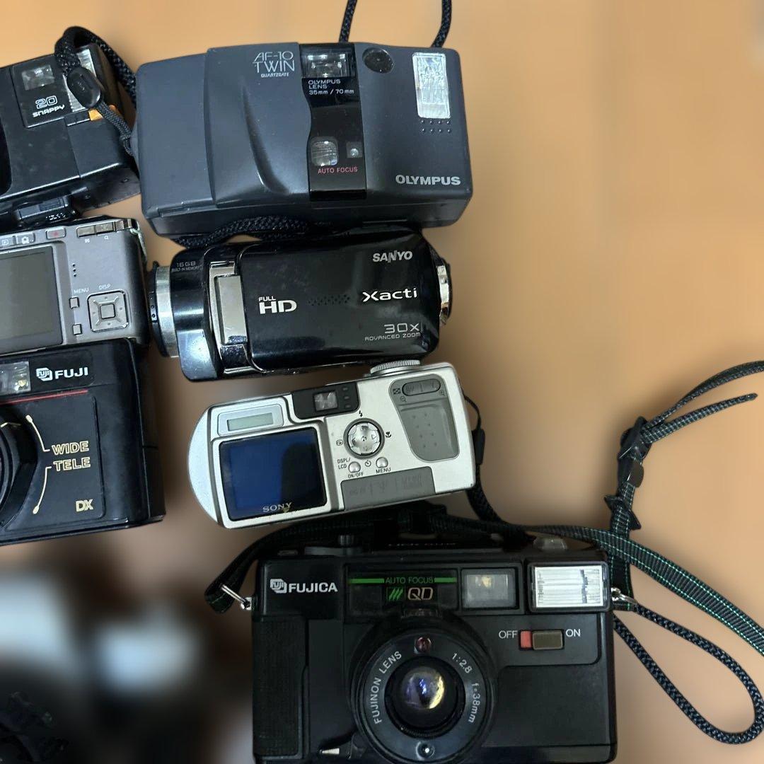 フィルムカメラとデジタルカメラセット