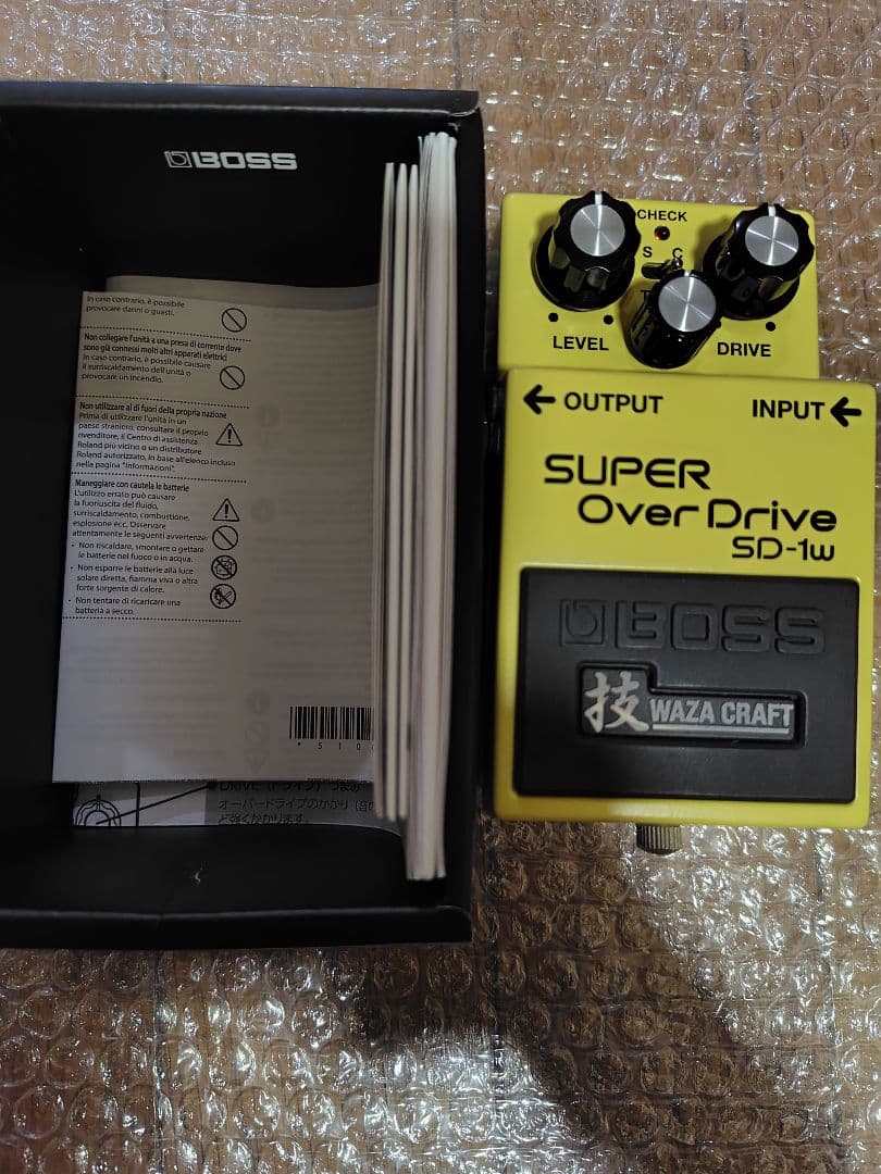ギター BOSS WAZA CRAFT SUPER OverDrive SD-1W