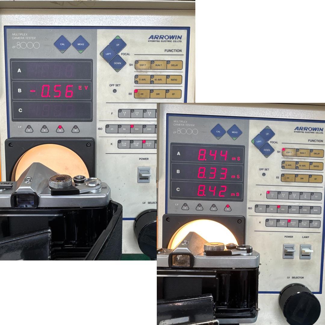 整備済 完動 Olympus OM-1 MD 50mm F1.8 露出計OK