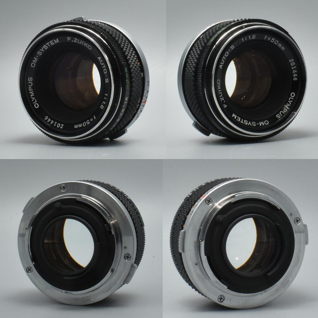 整備済 完動 Olympus OM-1 MD 50mm F1.8 露出計OK
