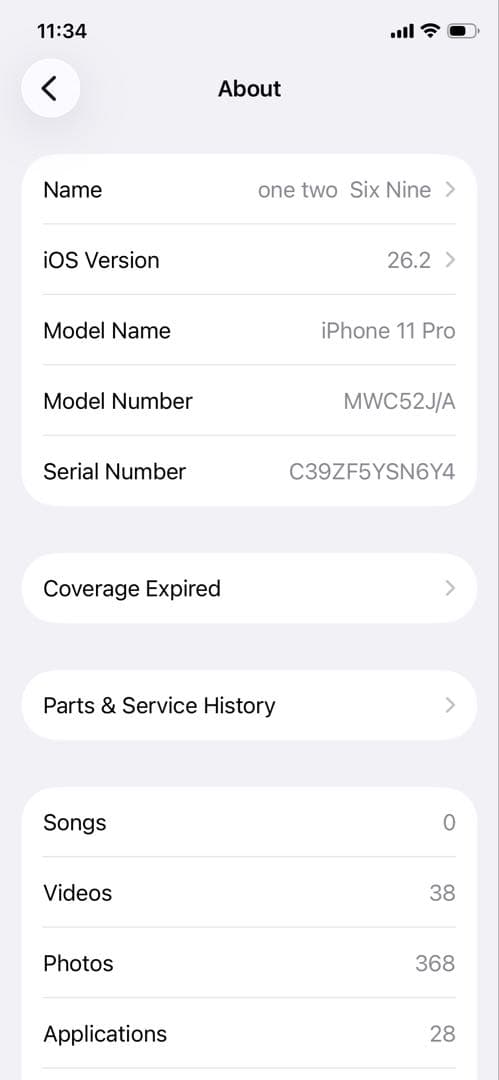 Apple iPhone 11 Pro ゴールド 6.1インチ 本体のみ