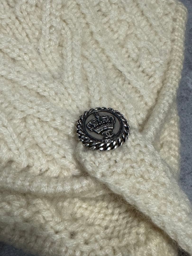 希少 CHANEL ビーニー ケーブル編み