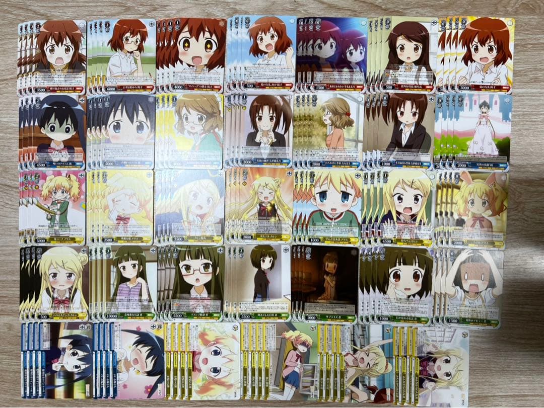 ヴァイスシュヴァルツ　きんいろモザイク TDノーマル4コン込RR以下4コン