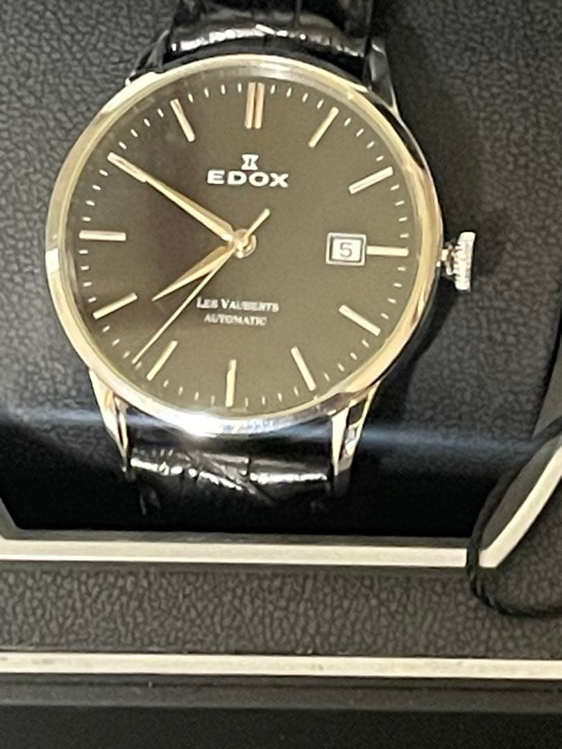 EDOX LES VAUBERTS 自動巻き腕時計