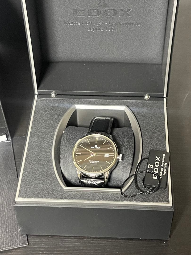 EDOX LES VAUBERTS 自動巻き腕時計
