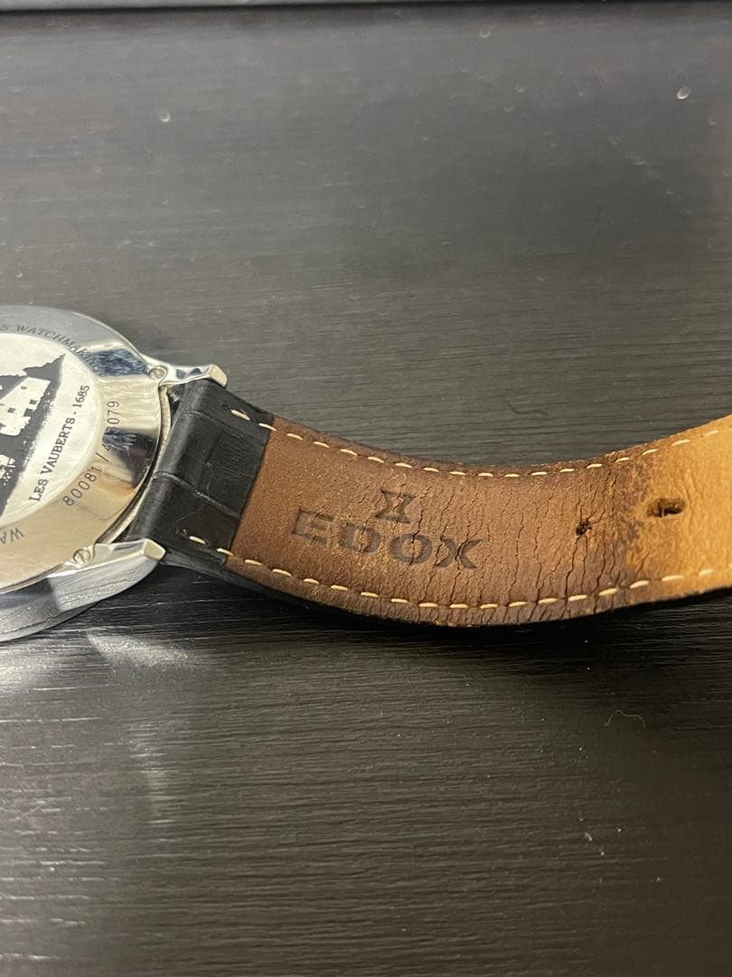 EDOX LES VAUBERTS 自動巻き腕時計