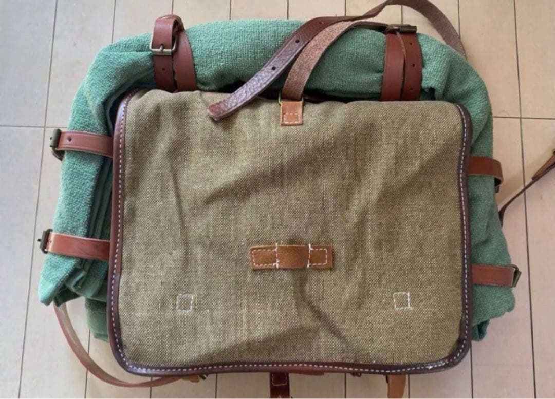 ★アカリ★日本軍　昭五式背嚢 昭5式装備 （複製品）、飯盒、代用毛布付き