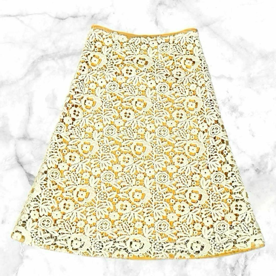 【新品未使用】MIU MIU　花柄 レース スカート　18ss　VOGUE掲載