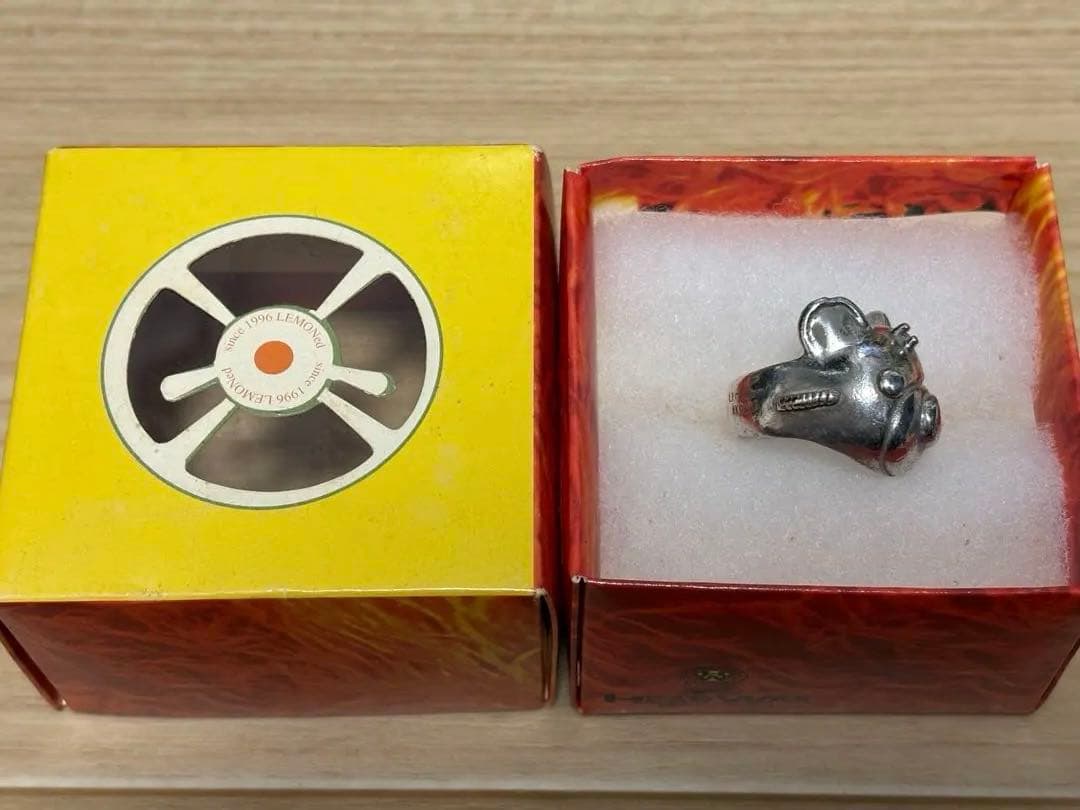 【希少】LEMONed hide サイコベアー Silverリング