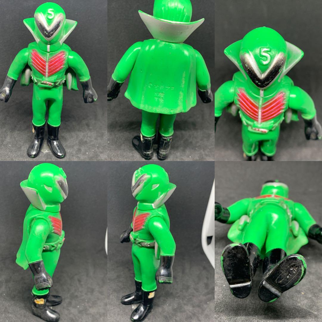 ポピー 秘密戦隊ゴレンジャー キレンジャー モモレンジャー 当時物 5体セット