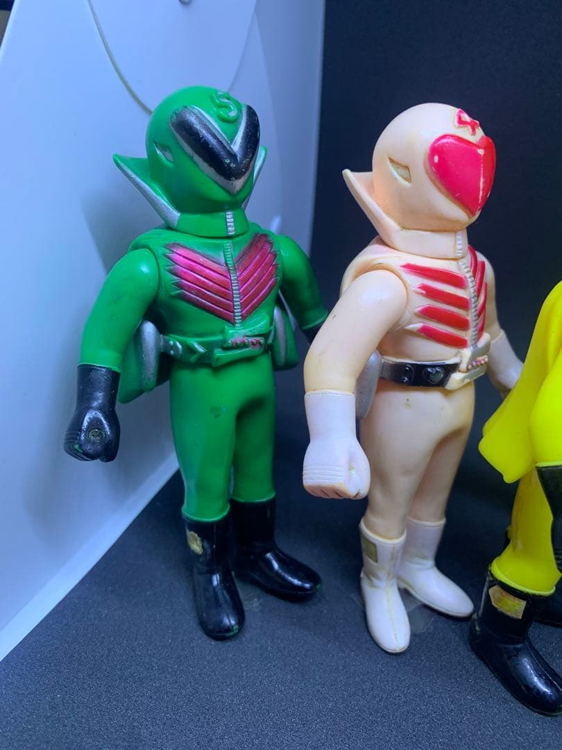 ポピー 秘密戦隊ゴレンジャー キレンジャー モモレンジャー 当時物 5体セット