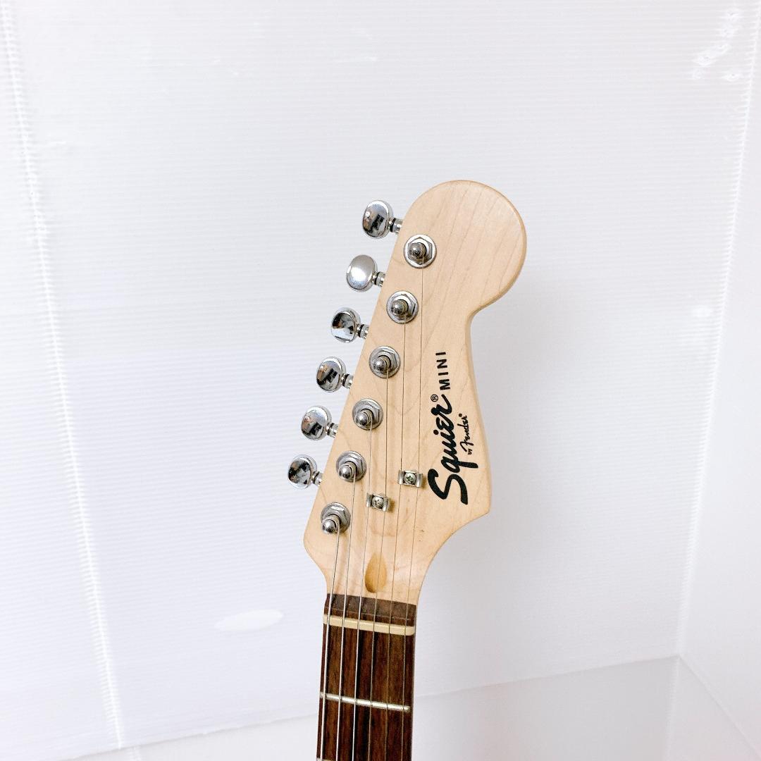美品 Squier スクワイヤー Mini Stratocaster 赤