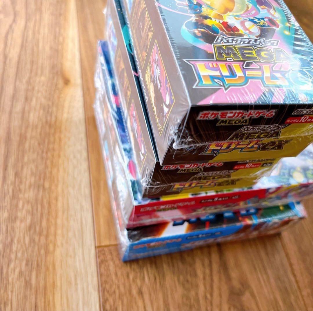 シュリンク付きメガブレイブ メガシンフォニア メガドリームEX 4箱まとめ売り