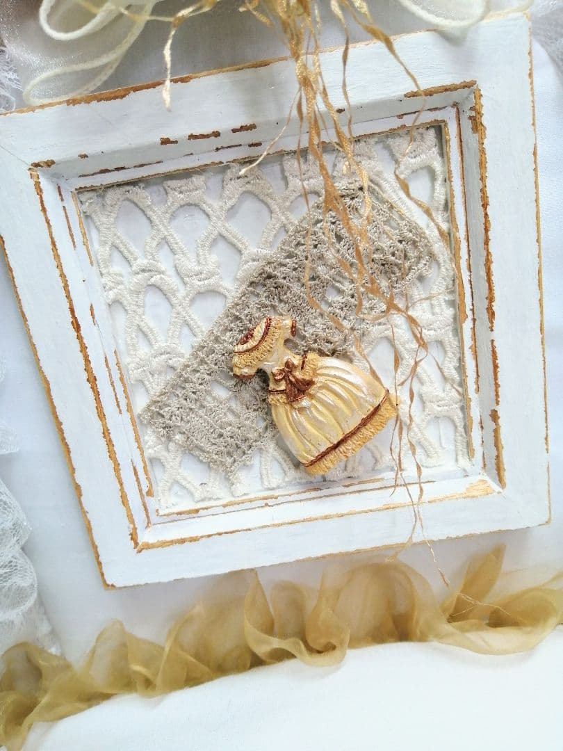 フリル♡レース♡アイアンドールチェア♡椅子♡薔薇♡