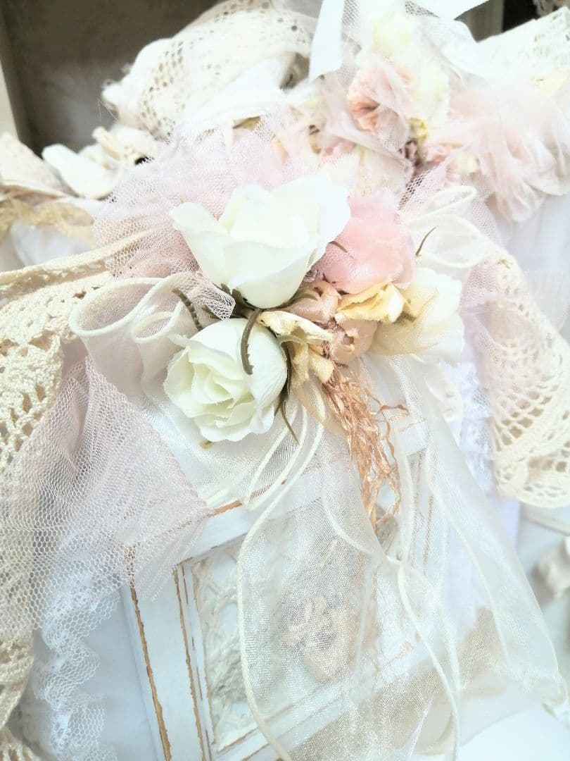 フリル♡レース♡アイアンドールチェア♡椅子♡薔薇♡