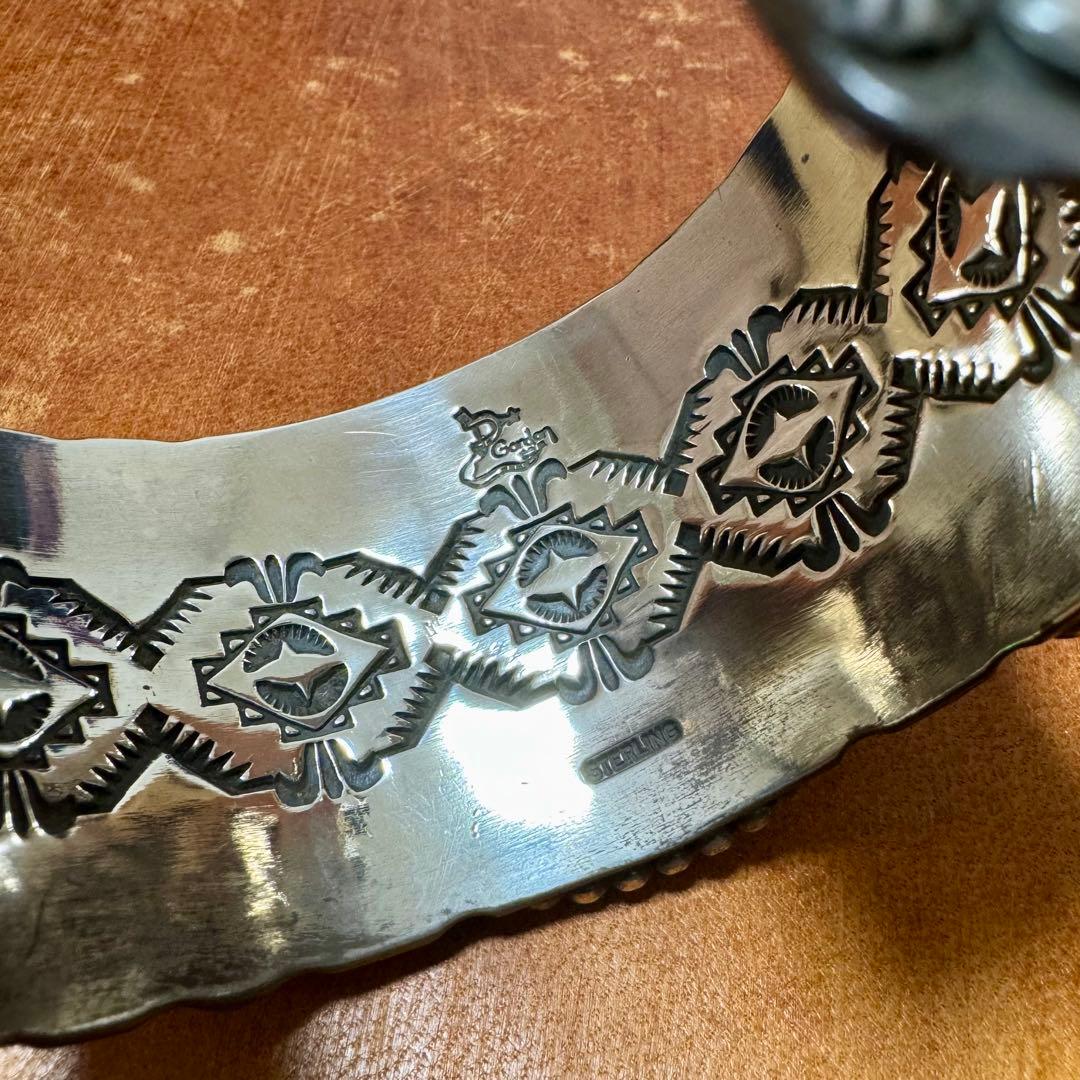 インディアンジュエリー　ナバホ族　デルバートゴードン　バングル