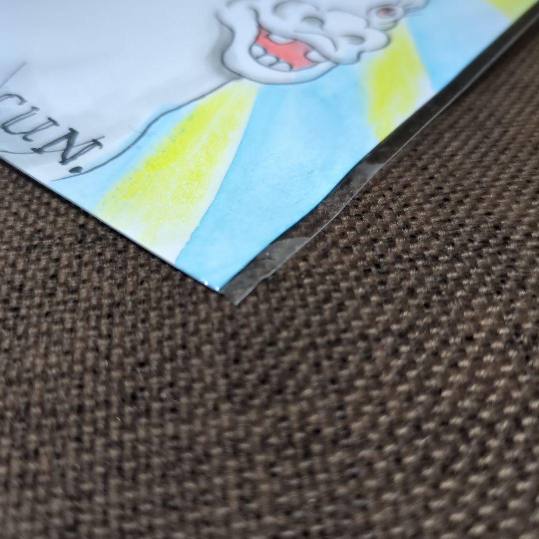 ガタロー☆マン　絵本購入特典　直筆　ポストカード