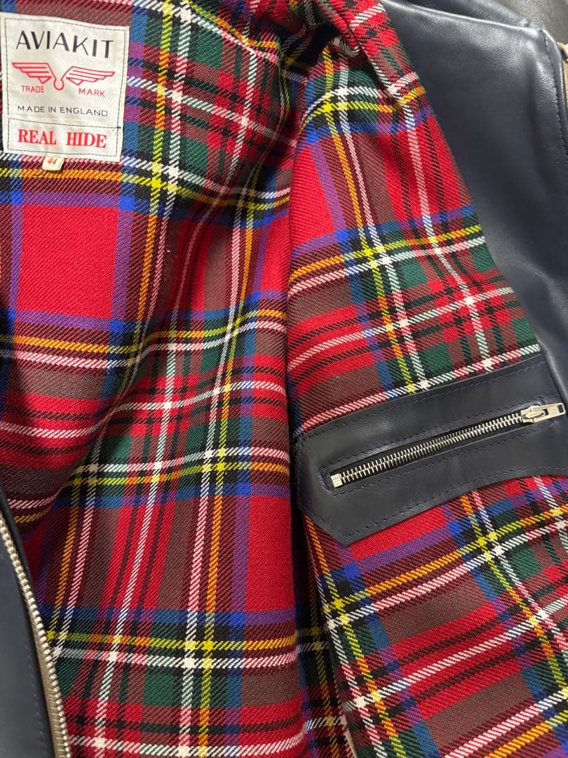 ルイスレザー ドミネーター 44 ホースハイド 551T ネイビー