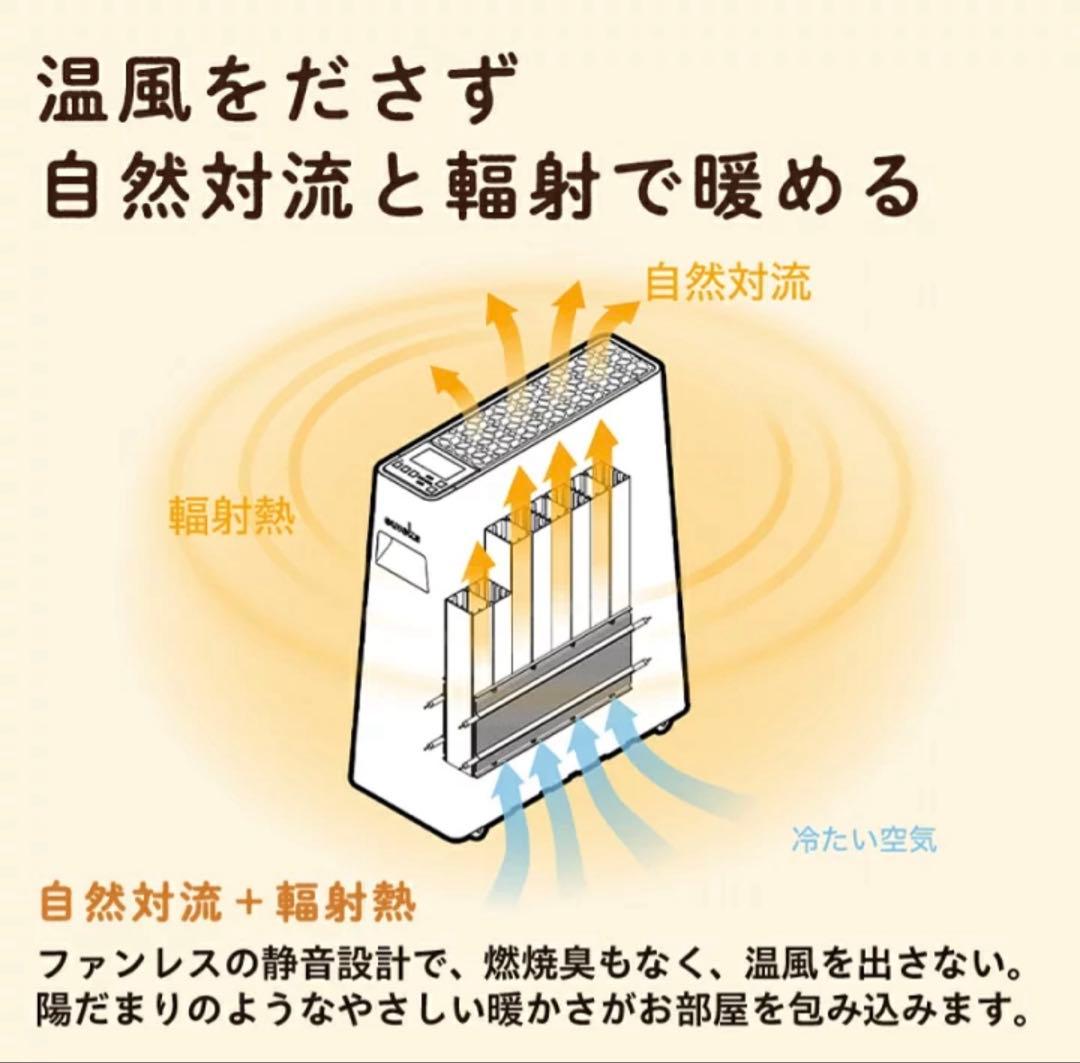 ヘリテイジヒーター*茅野市オリジナルモデル(御射鹿池)* 風が出ない電気暖房機
