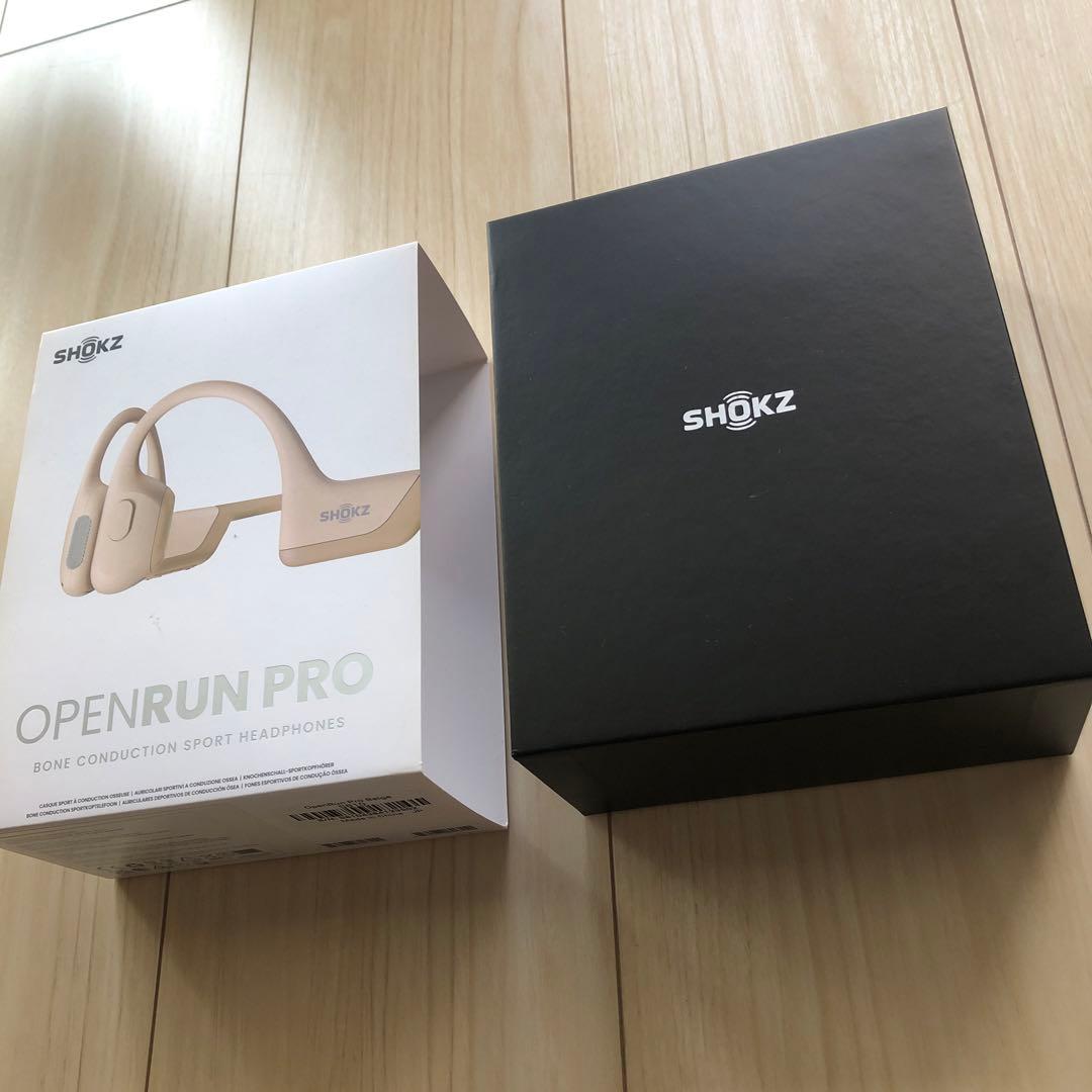 【1回のみ使用】SHOKZ OPENRUN PRO 骨伝導イヤホン