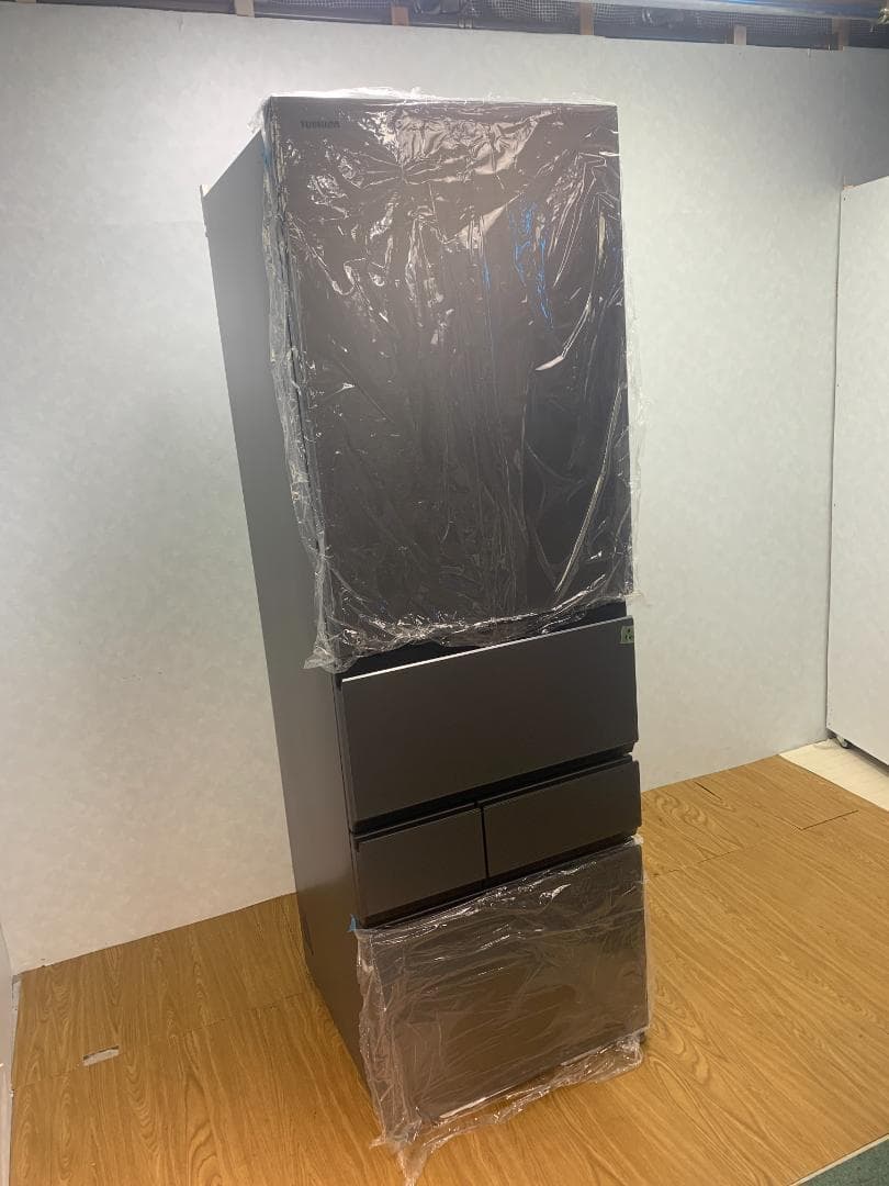 K♦048 東芝 5ドア 冷蔵庫 GR-V450GT-TH 未使用品 訳アリ品