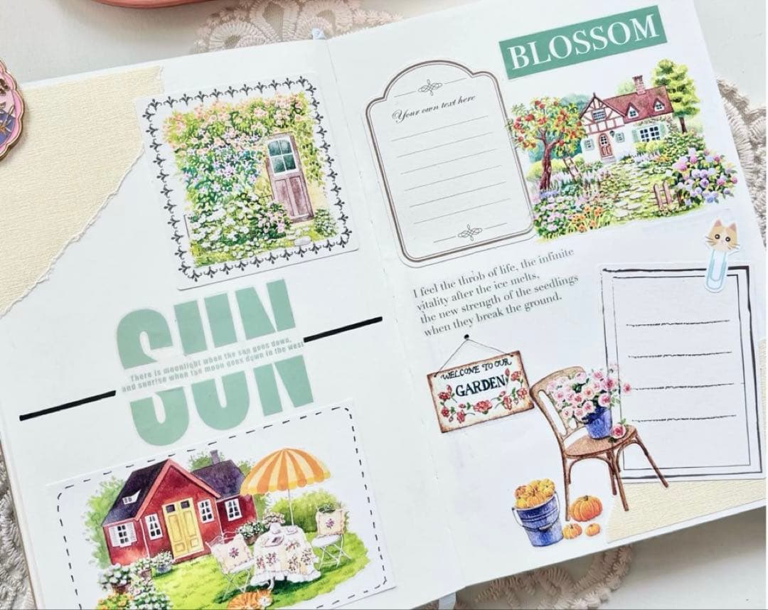 醒醒文创《初春物语》海外マスキングテープ　マステ 【2439】