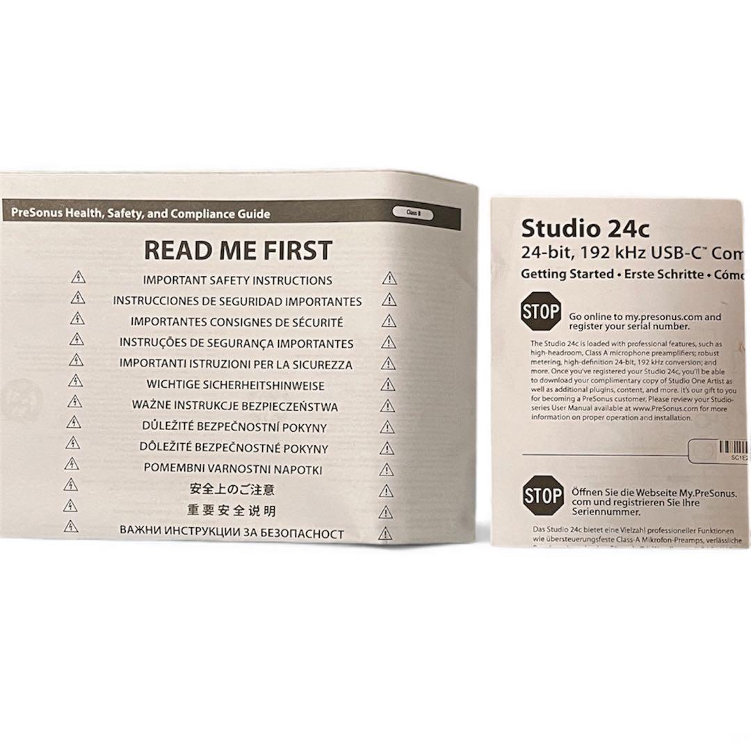 美品 PreSonus STUDIO 24c オーディオインターフェイス