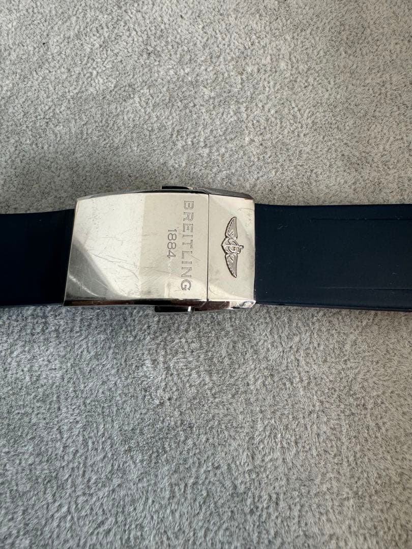 ブライトリング 純正ラバー ベルト BREITLING ラバーベルト 紺色