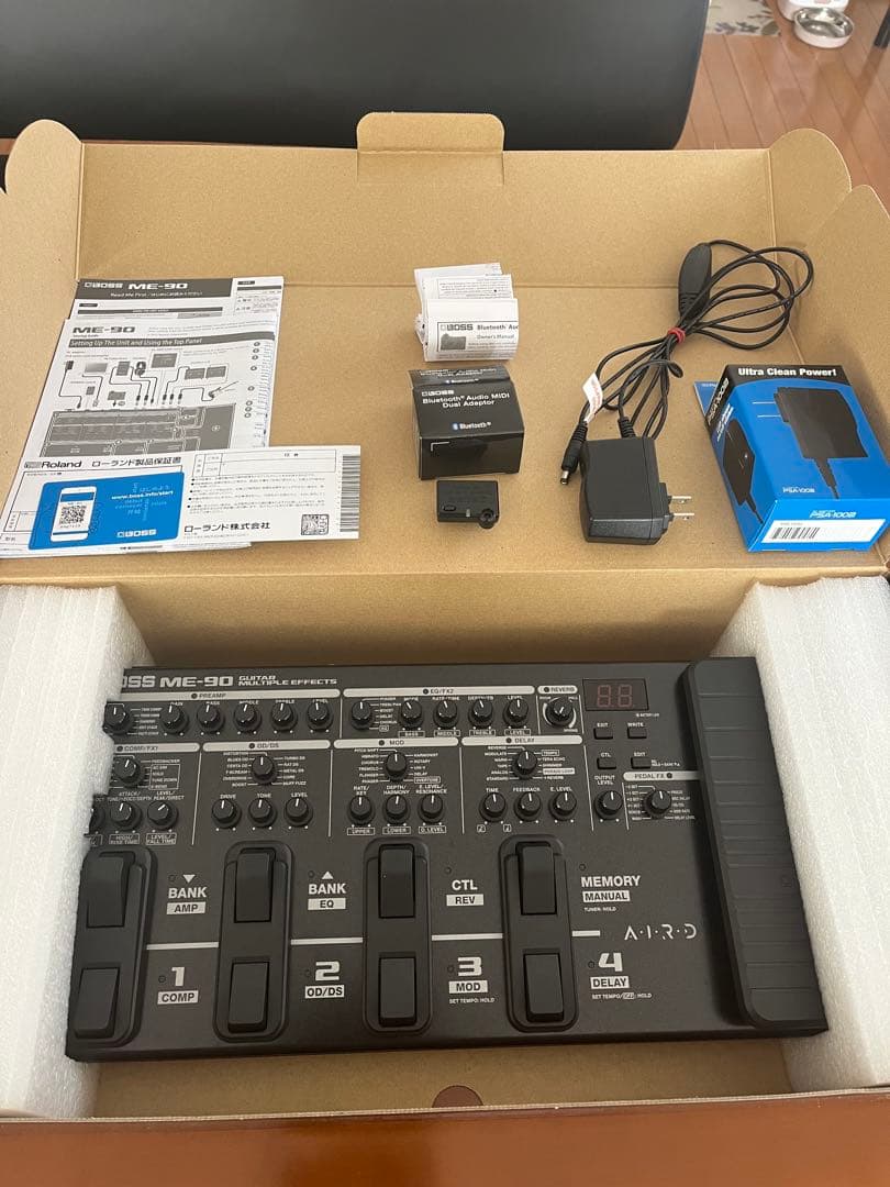 【美品】BOSS ボス ME-90 マルチ　BT&ACアダプター