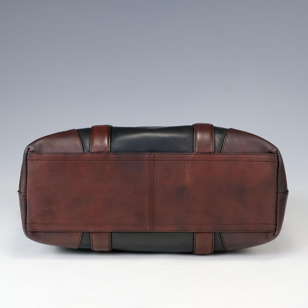 COACH レキシントン メトロポリタン ビジネスバッグ 2way ブラック 茶