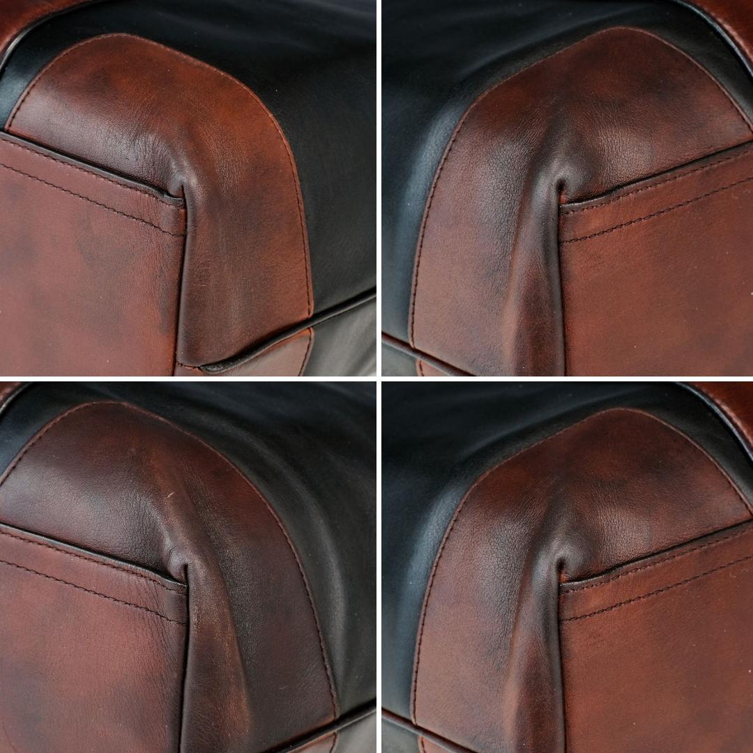 COACH レキシントン メトロポリタン ビジネスバッグ 2way ブラック 茶