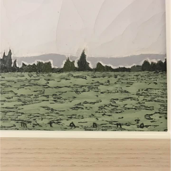 丹野真禎 日本画 若樹