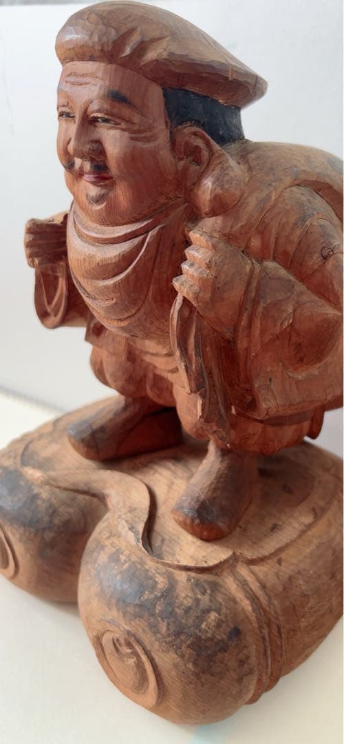 木製 福の神 彫刻