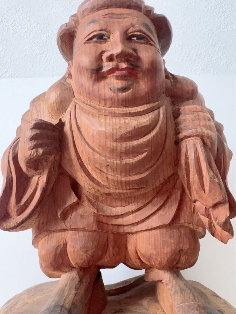 木製 福の神 彫刻