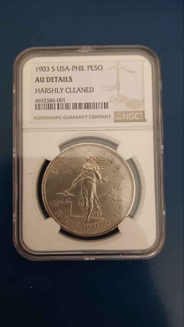1903年 アメリカ合衆国 フィリピンペソ NGC AU DETAILS