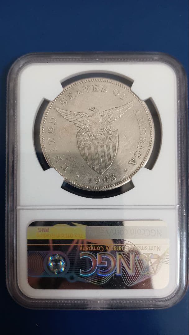 1903年 アメリカ合衆国 フィリピンペソ NGC AU DETAILS