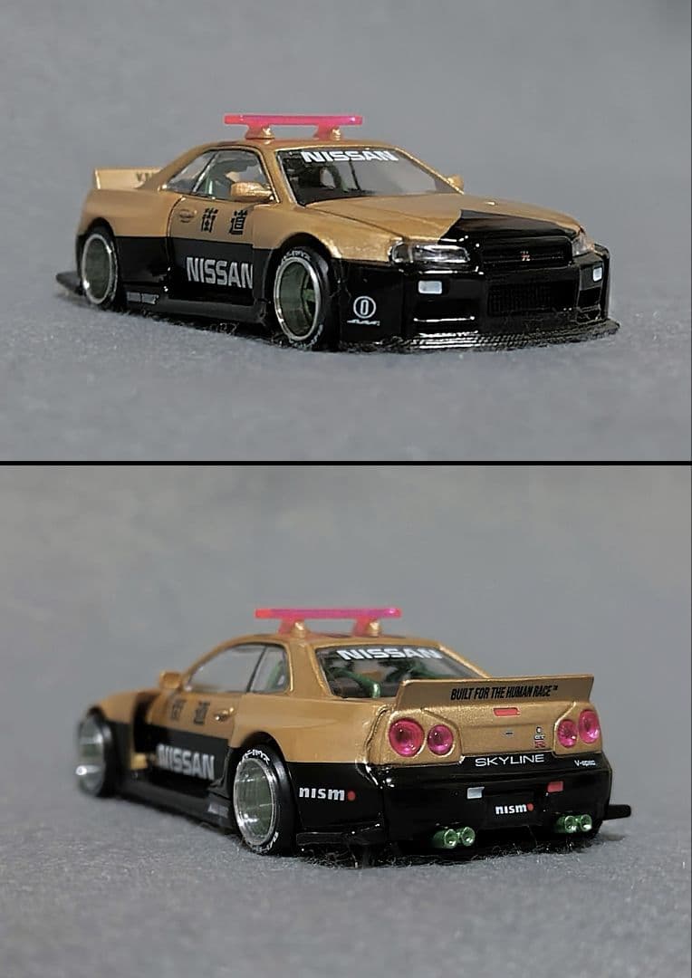 ミニカー (R34) KaidoWorks V2 Aero Police BLKLTD