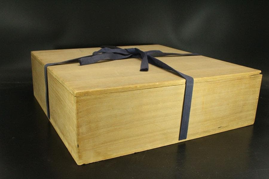 中国美術 青花 枝果紋 皿 φ42.3cm(BB509)