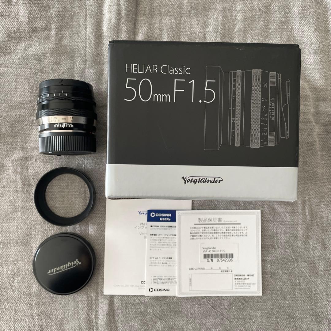 美品 Voigtlander HELIAR classic 50mm F1.5