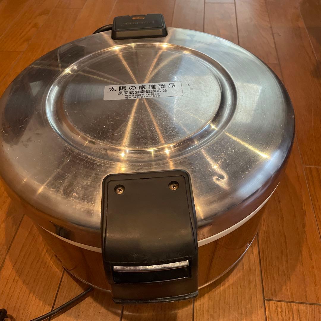 太陽の家推奨品 保温ジャー長岡式酵素玄米　ザル・ボール・小物付き