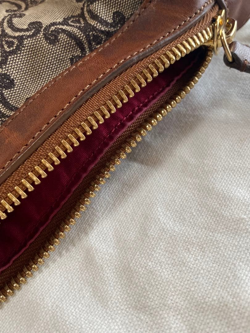 セリーヌ マカダム柄ショルダーバッグ 保存袋あり