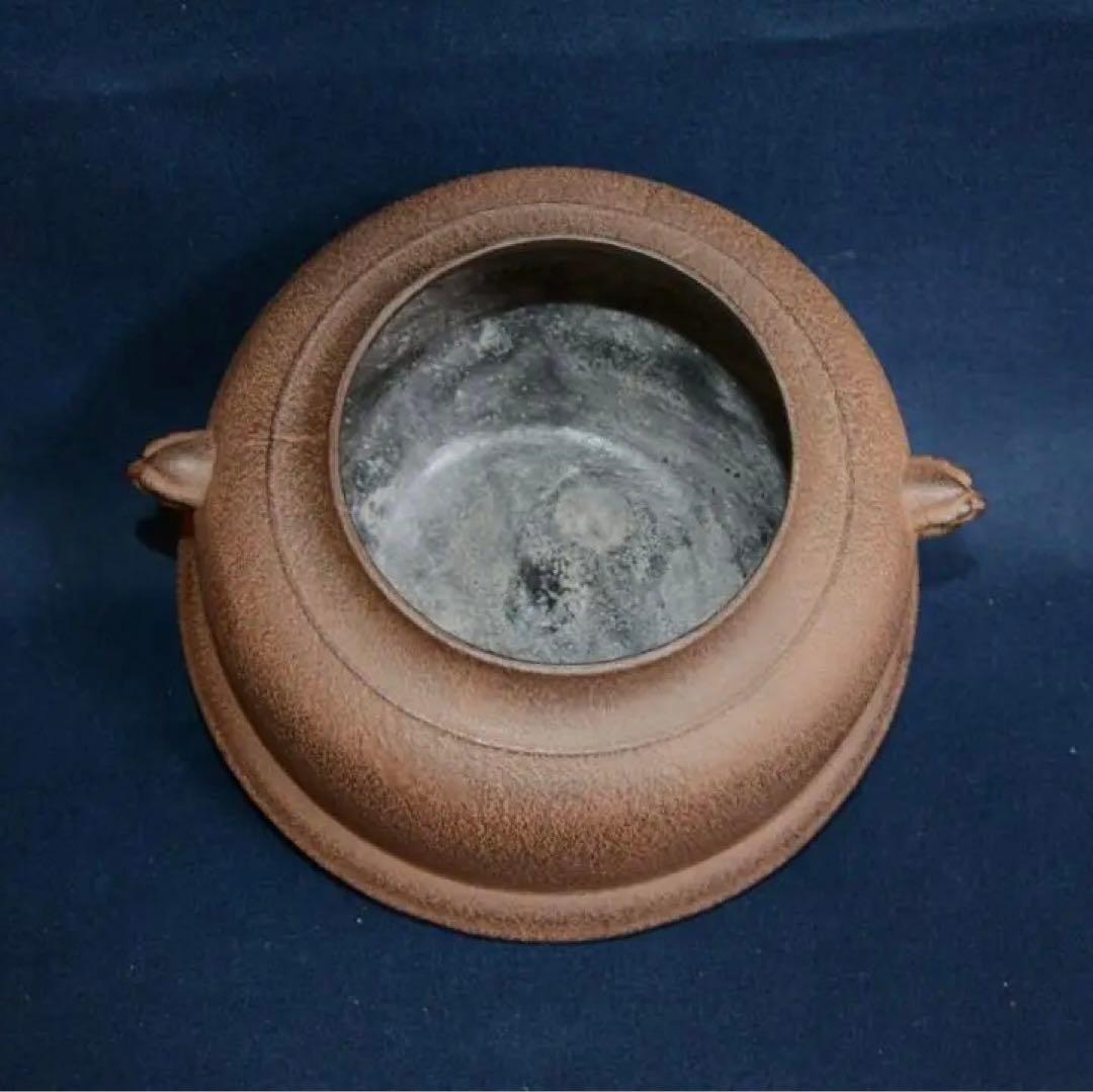 茶道具　美品　炉釜　真形釜　菊池正直　中古品　送料込み