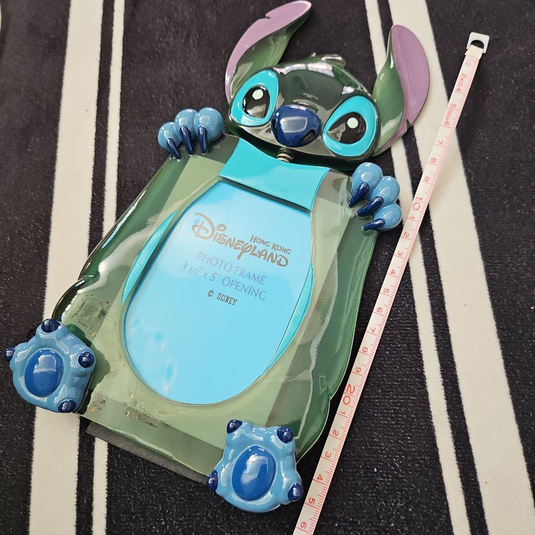 美品 超激レア 香港ディズニー 限定 スティッチ ボブルヘッド 写真立て