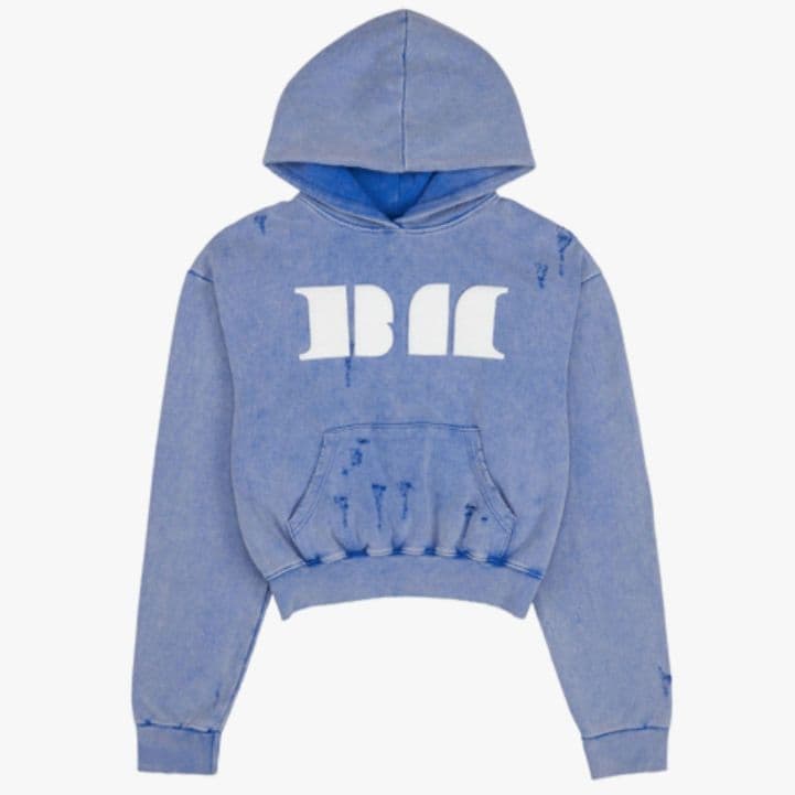 BABYMONSTER ベビモン スウェットフーディー スカイブルー L