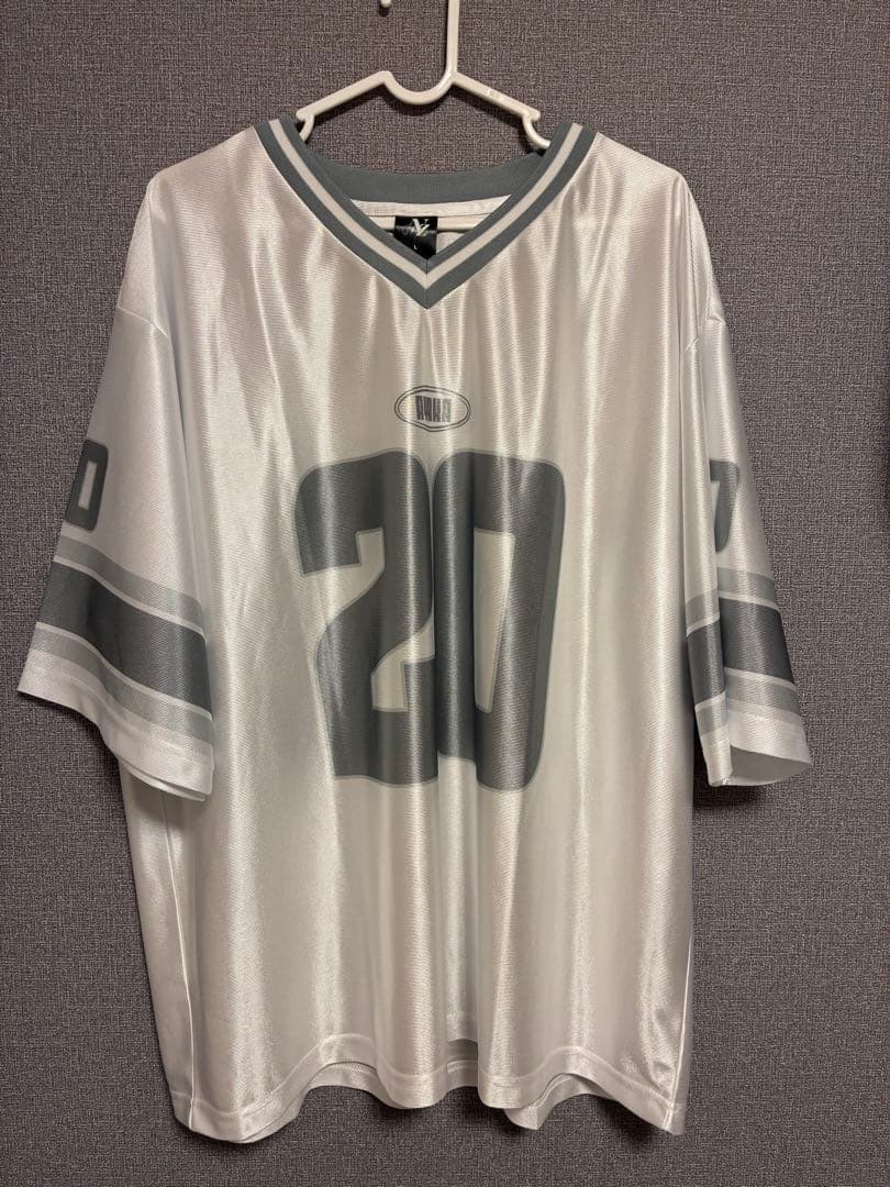 H*i様 NiziU AYAKA 20 ホワイトTシャツ ユニフォーム Lサイズ