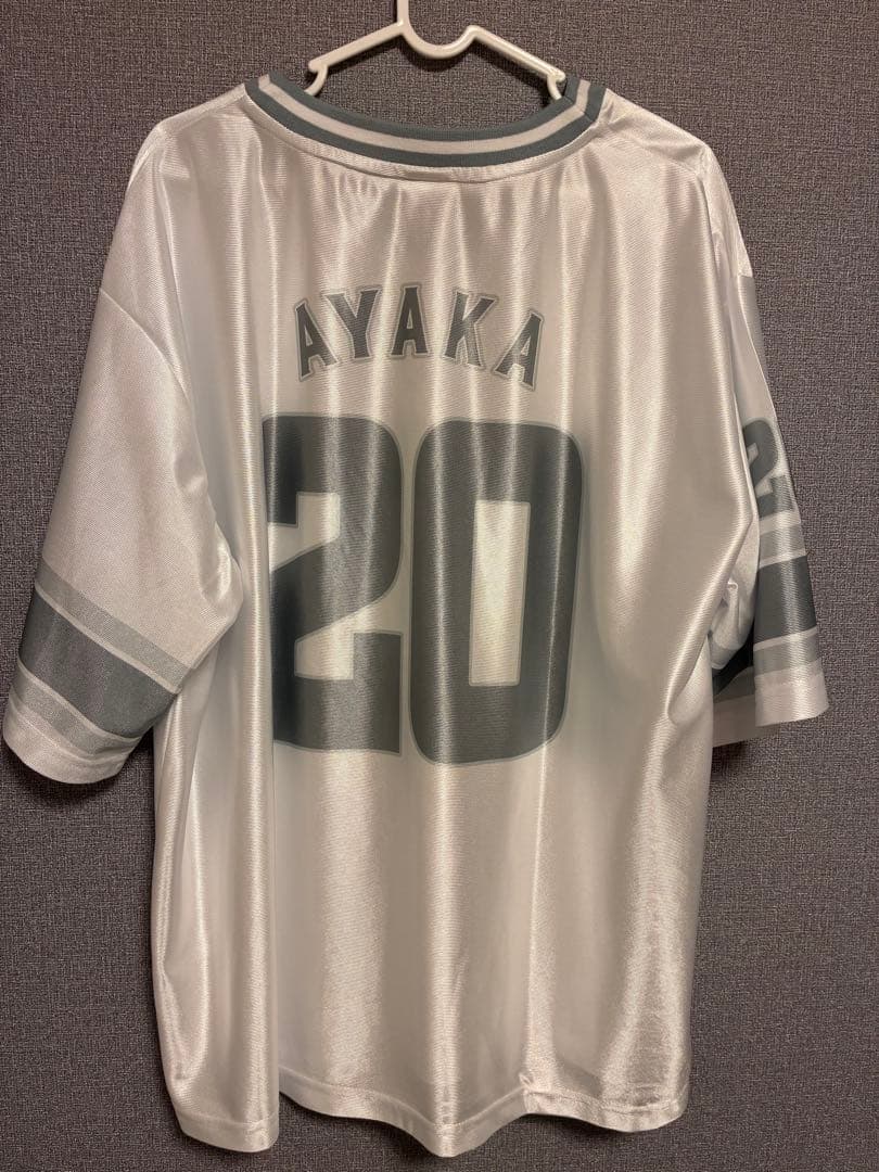 H*i様 NiziU AYAKA 20 ホワイトTシャツ ユニフォーム Lサイズ