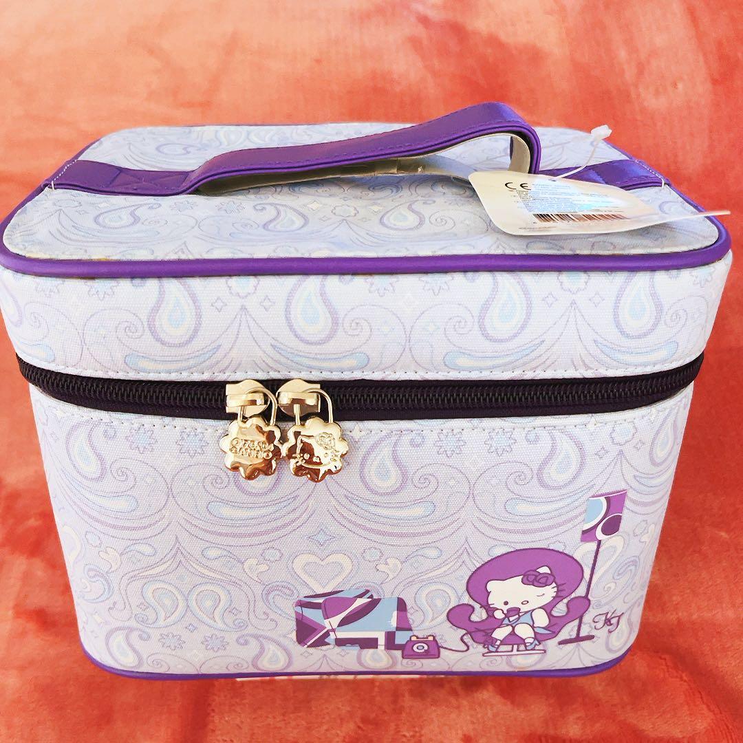 希少レア　ハローキティ　バニティケース　USA ペイズリー　2004 サンリオ