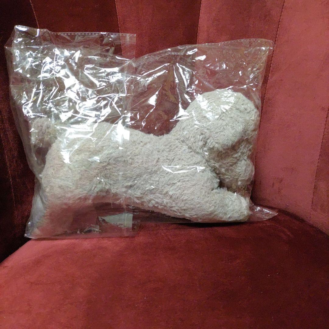 ジェラートピケ　トイプードルぬいぐるみ　GRY　未使用品