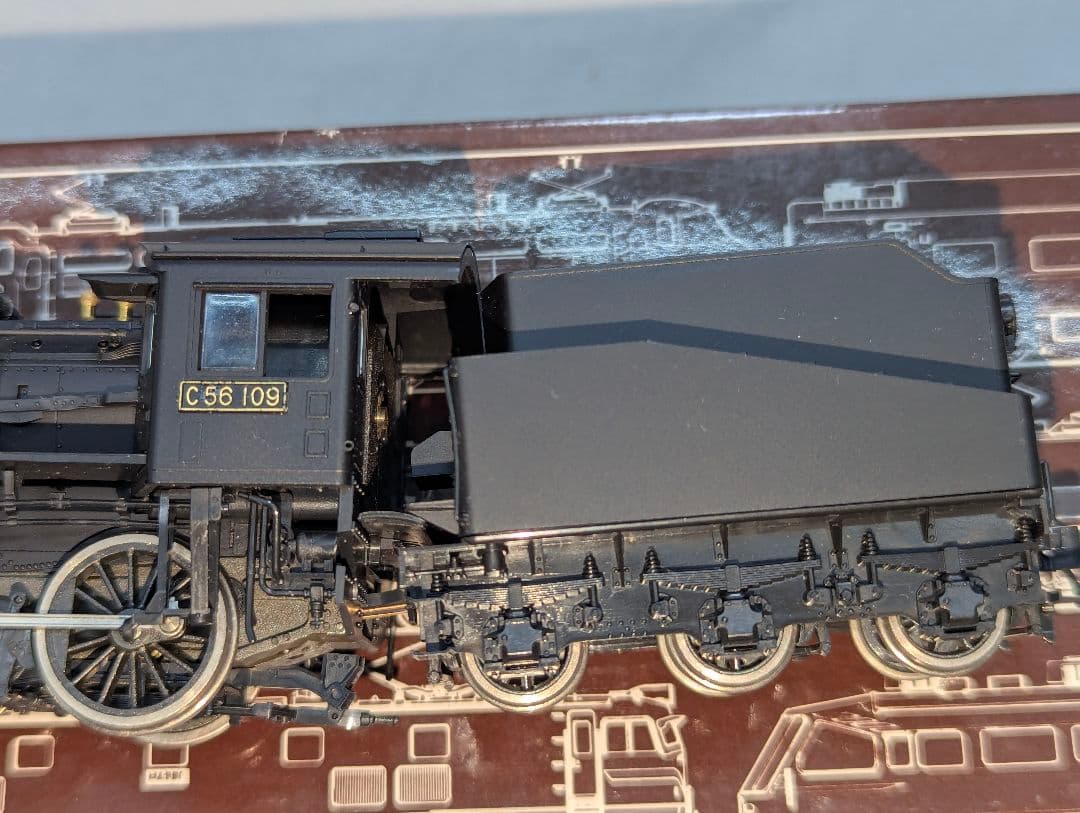KATO　C56　蒸気機関車　【1-201】　HOゲージ　パーツ取付済み　③