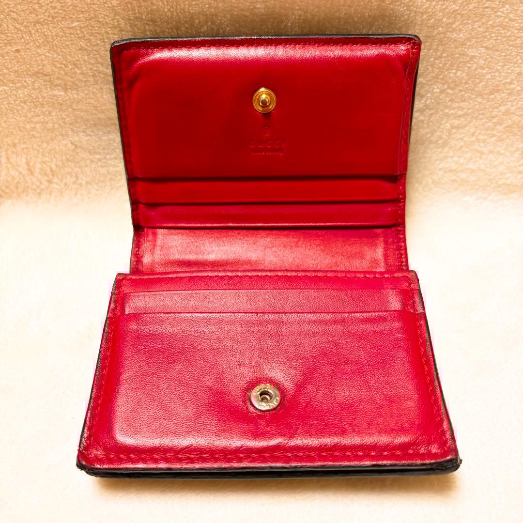 GUCCI GGスプリーム チェリー ウォレット〔二つ折財布〕